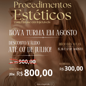 Especialização em Procedimentos Estéticos com Ênfase em Injetáveis
