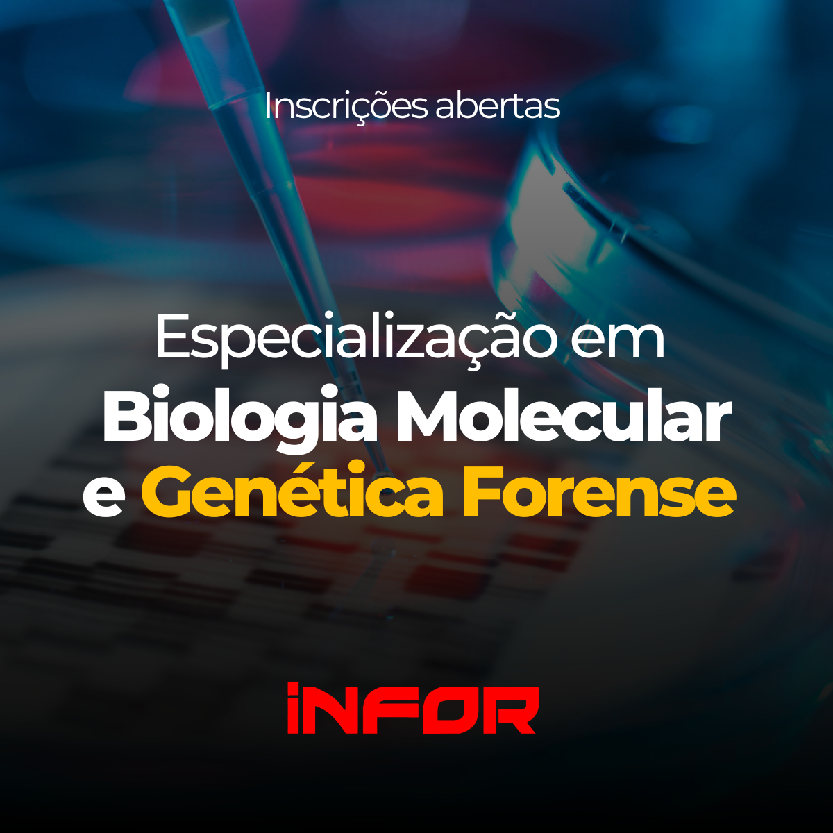 Especialização em Biologia Molecular e Genética Forense - EAD