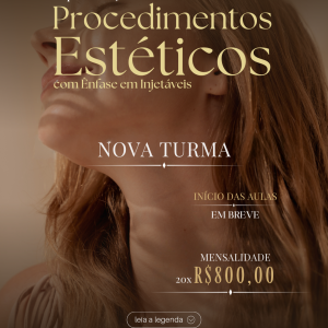 Especialização em Procedimentos Estéticom com Ênfase em Injetáveis