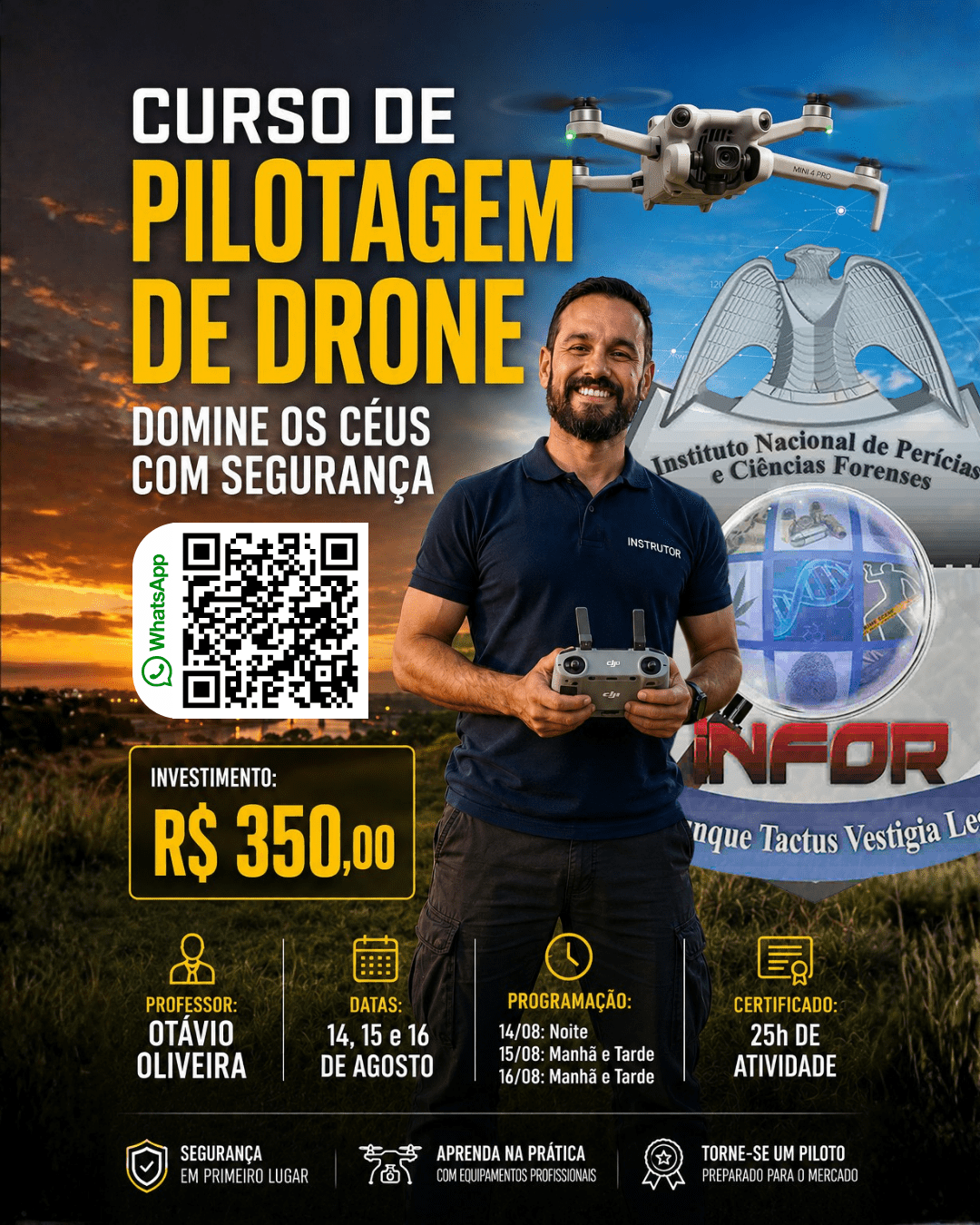 Curso de Pilotagem de Drones