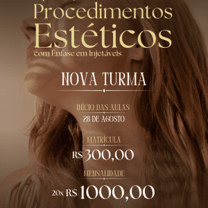Especialização em Procedimentos Estéticom com Ênfase em Injetáveis