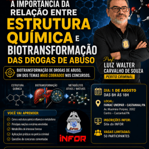 Curso: A Importância da Relação entre Estrutura Química e Biotransformação das Drogas de Abuso