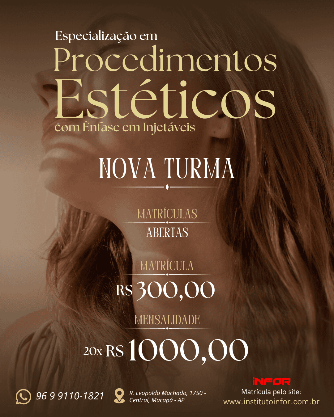ênfase em injetáveis